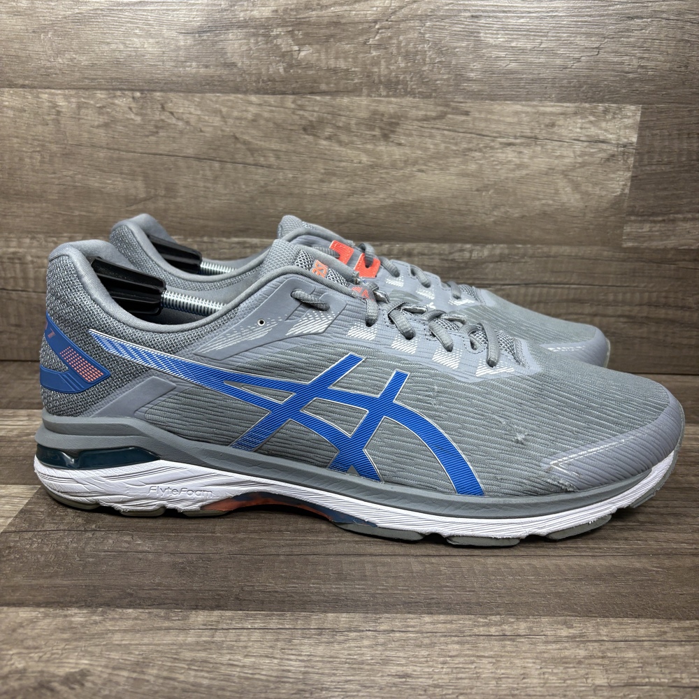 Asics GT-2000 7 Gray Blue Mens US Size 15 EUR 50.5 1011A607 Running Shoes - Picture 1 of 9